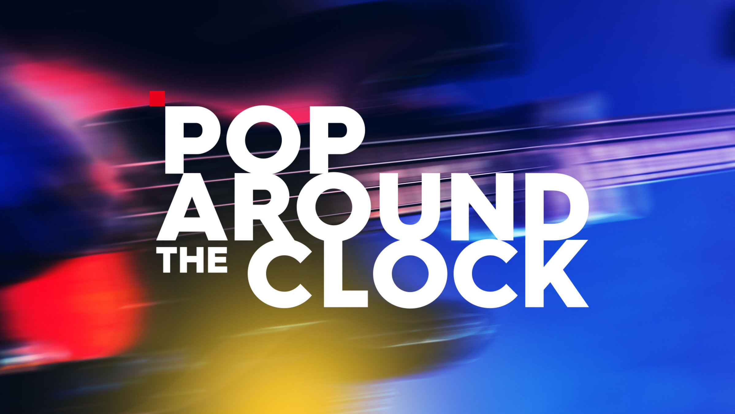 "Pop around the clock": Sendungslogo