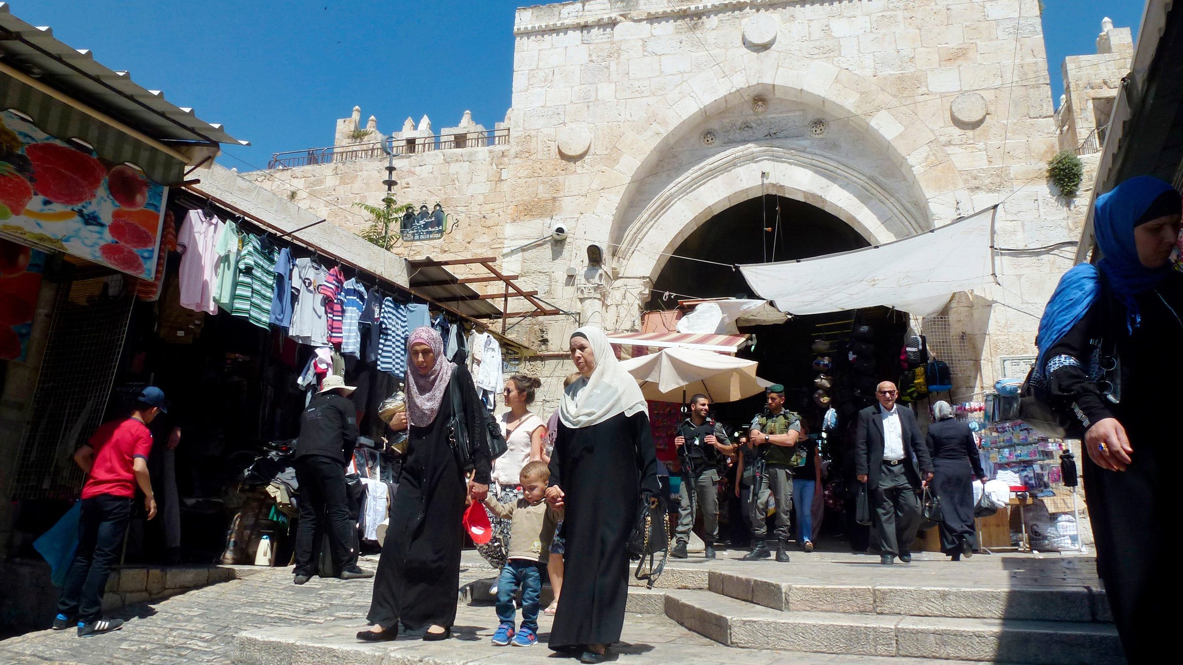 "Basare der Welt (1/4) - Jerusalem": Eingang zum Basar Damaskustor.