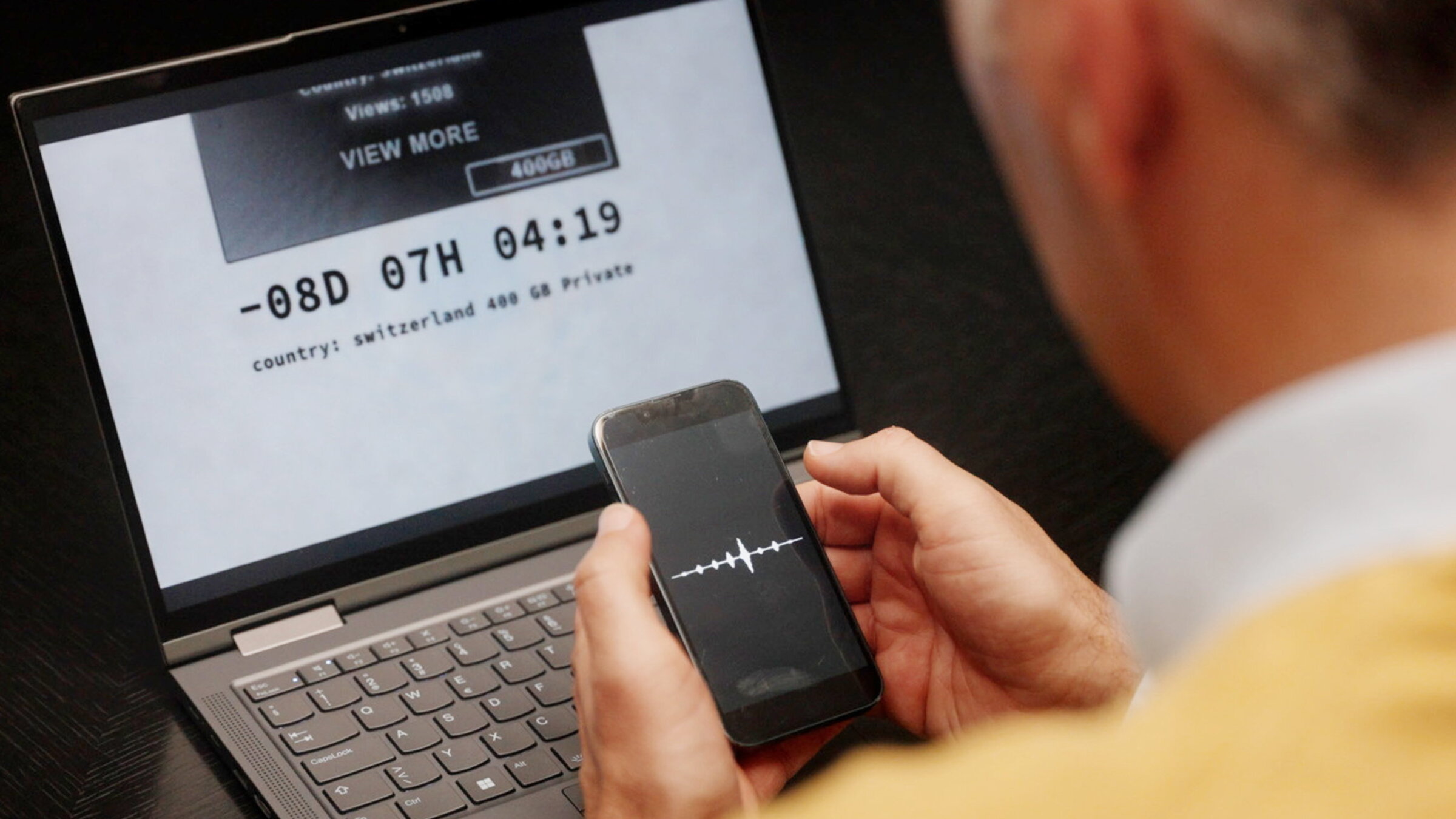 "Hilfe, wir wurden gehackt – Firmen in Geiselhaft von Cyberkriminellen": Screenshot aus dem Programm.