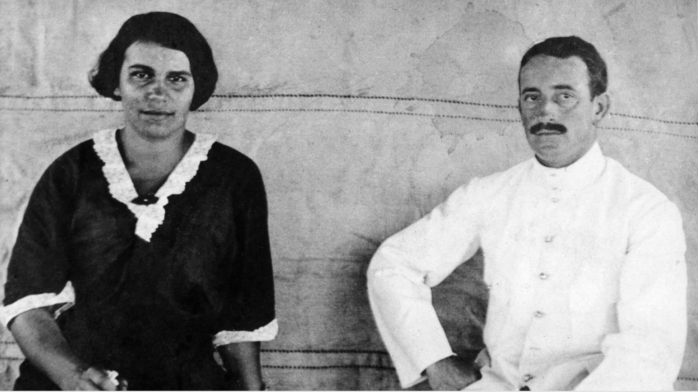 "Der Weiße Blick": Foto Lotte und Max Pechstein 1914 auf dem Weg in die Südsee.