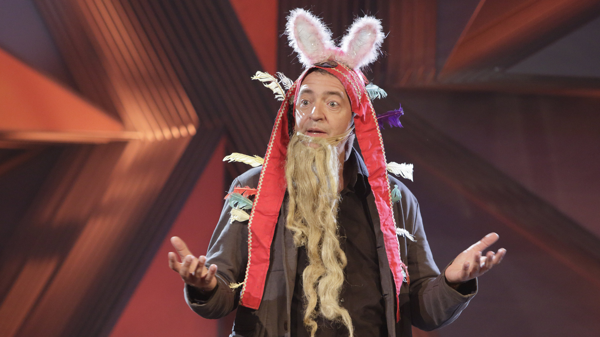 "Rainald Grebe: Das Elfenbeinkonzert" - Rainald Grebe auf der Bühne