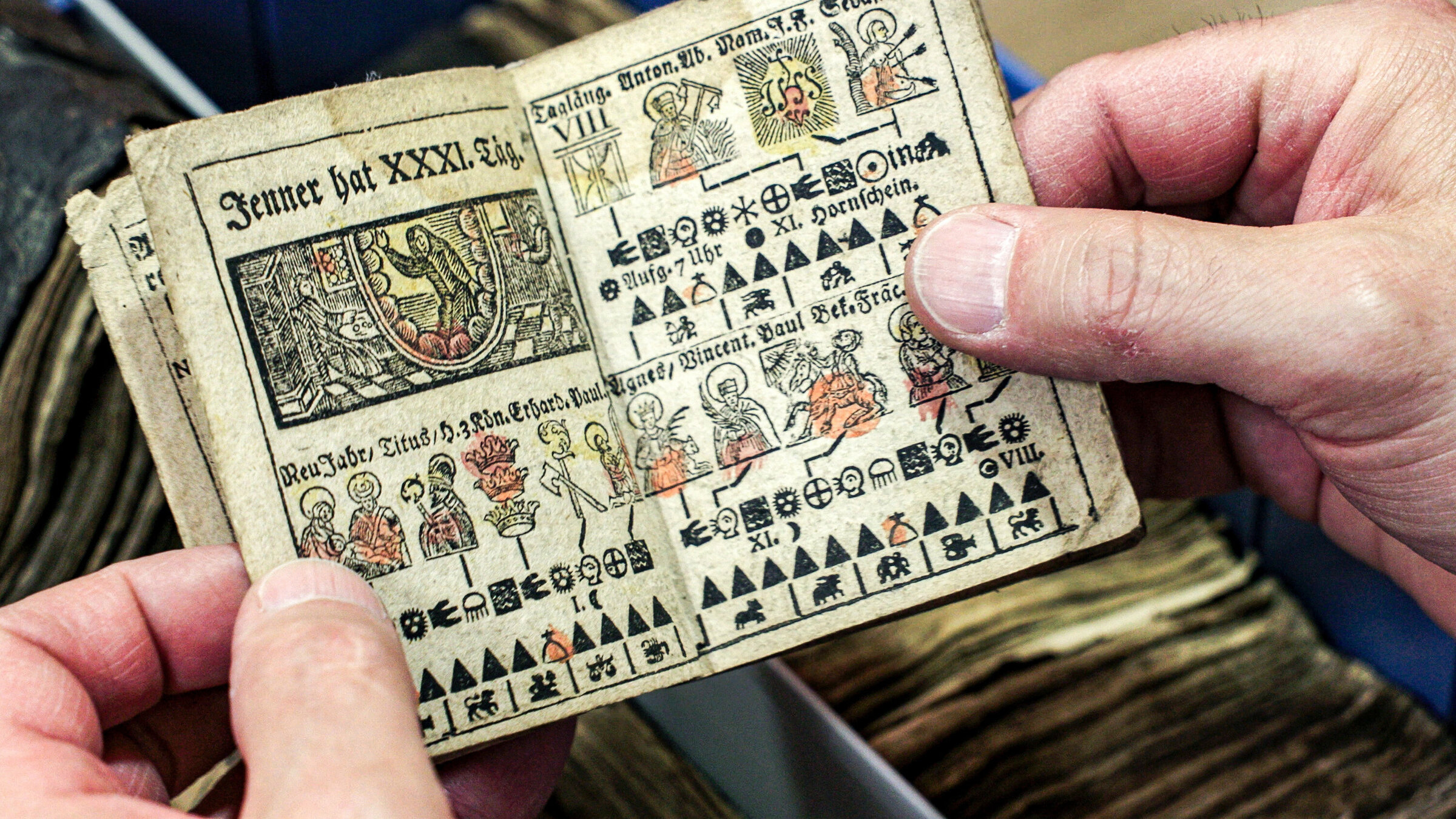 "Die Kunst der Prognose - Vom Mandlkalender zum Wetterradar": Steirischer Mandlkalender aus dem Jahr 1770.