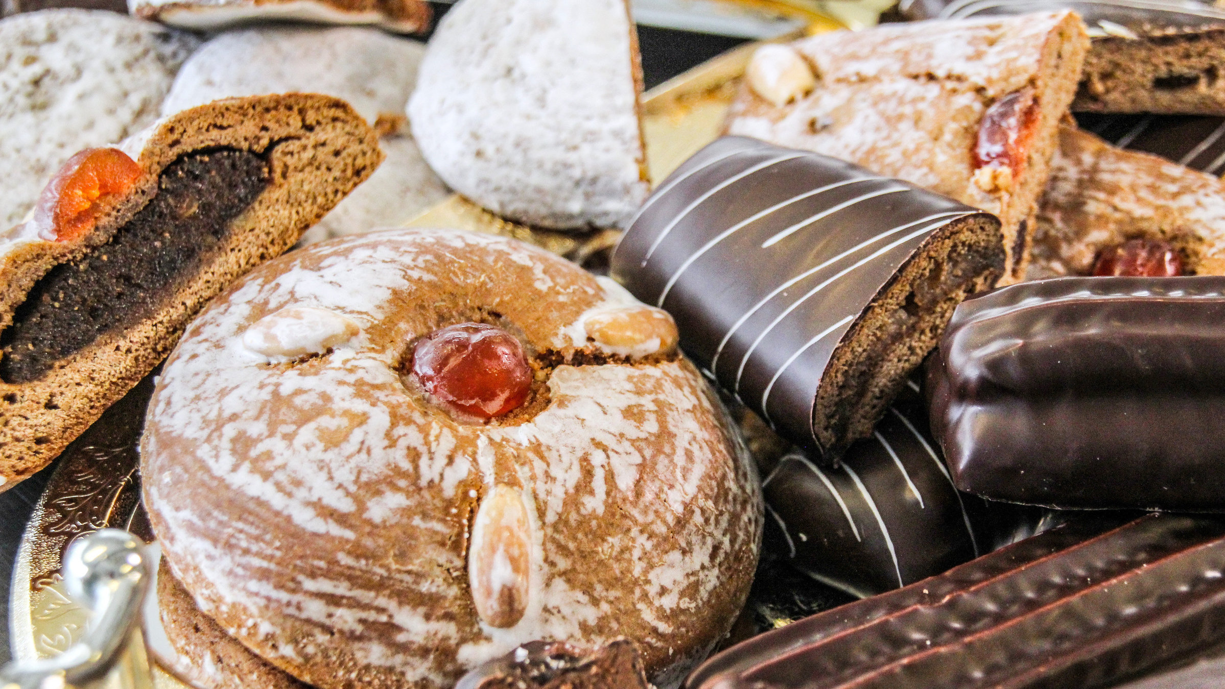 "Lebkuchenreisen" - Lebkuchensortiment.