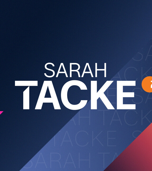 "Sarah Tacke": Sednungslogo