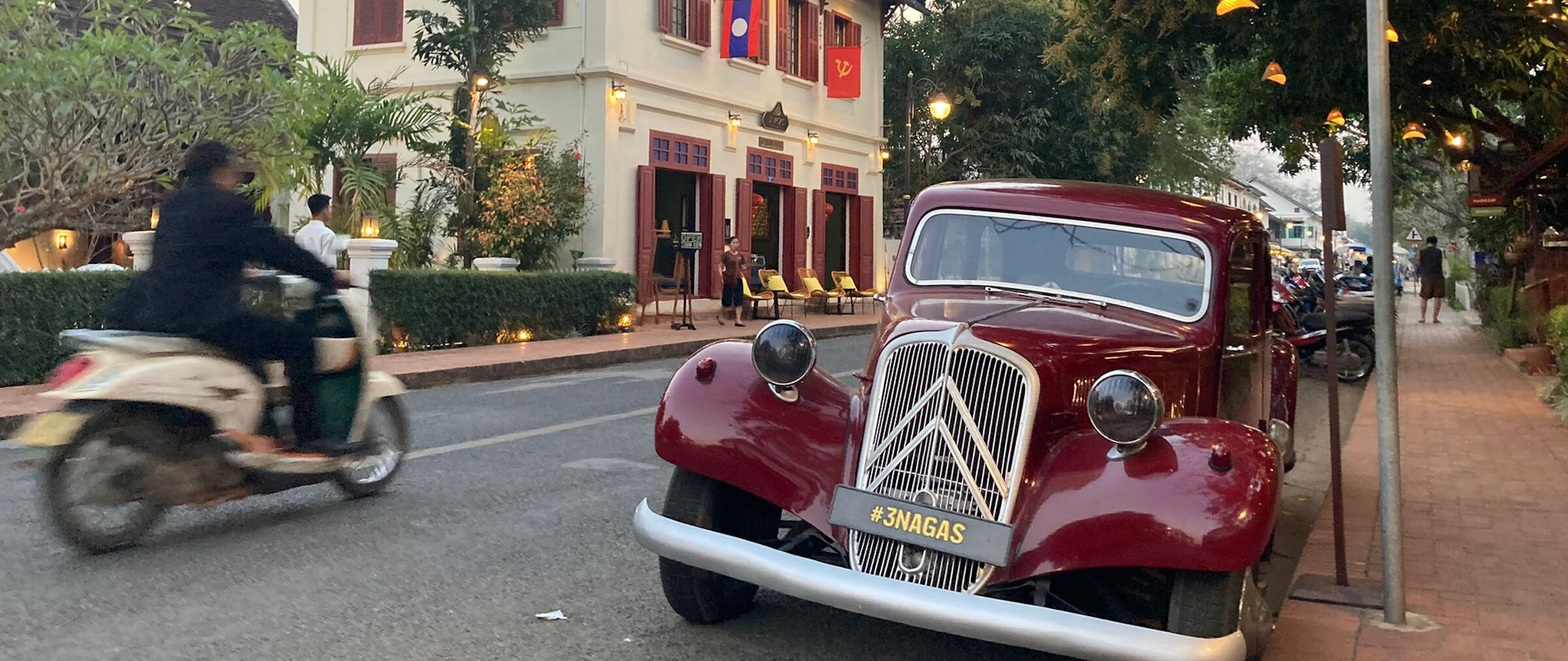 "Laos - Zauber der Langsamkeit (1/2) - Der Norden": In Luang Prabang erinnert manches an die alte französische Kolonialmacht.