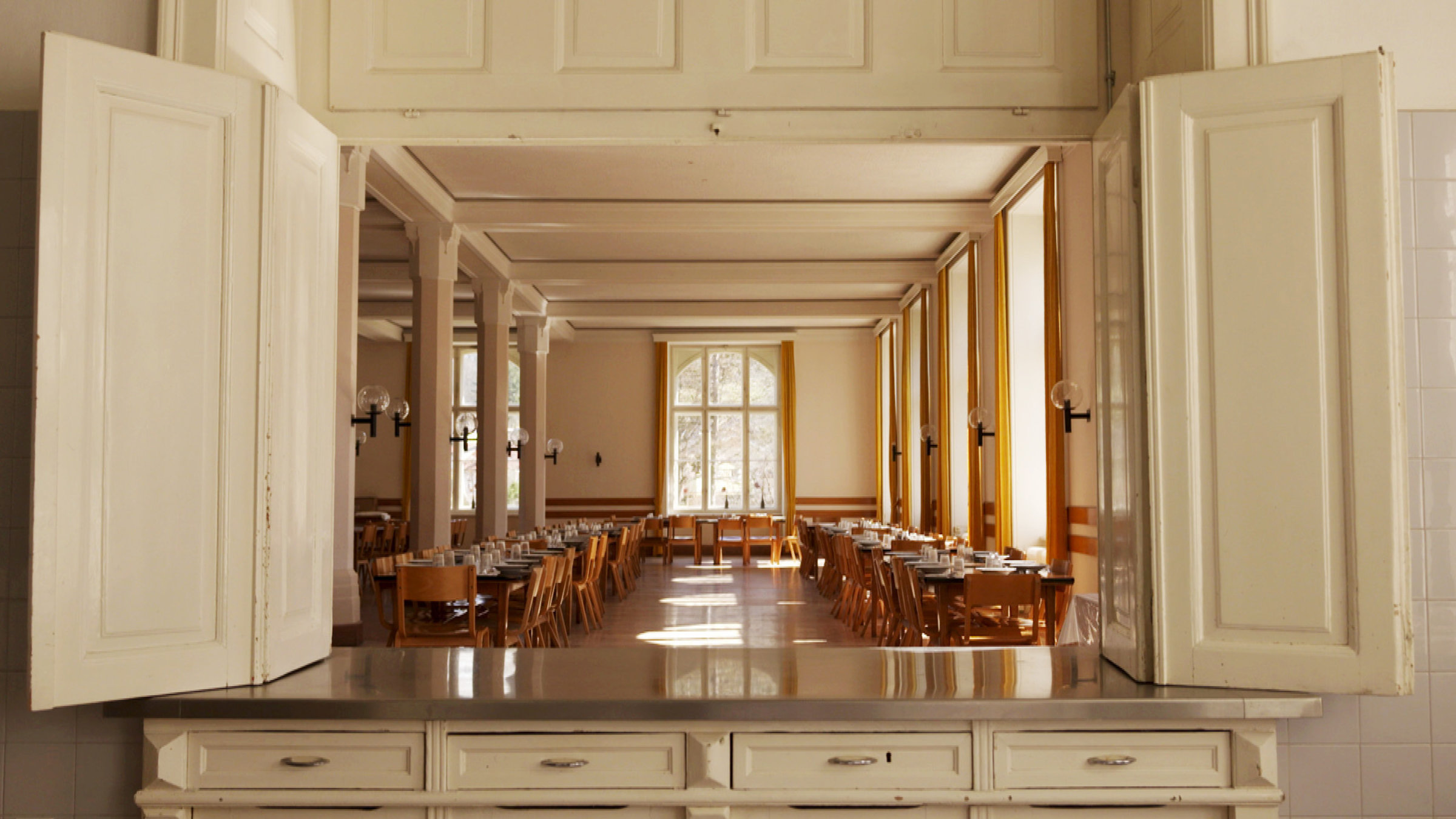 "Die Schüler der Napola - Hitlers Elite": Speisesaal, Spandau.