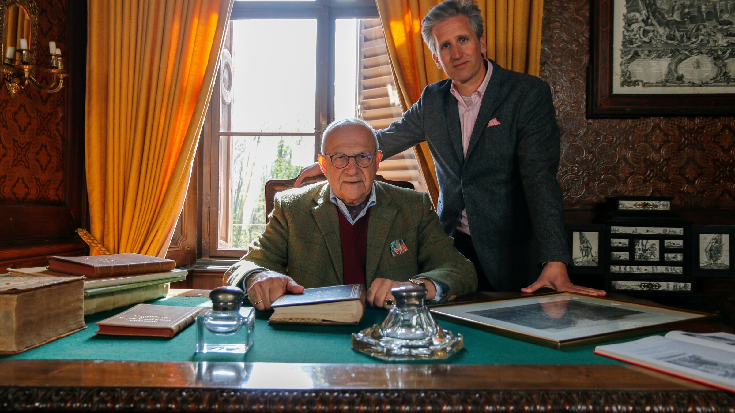 "Herrschaftszeiten! (3/5) - Bei Familie Bardeau auf Schloss Kornberg": Andreas Bardeau, Johann-Philipp Spiegelfeld.