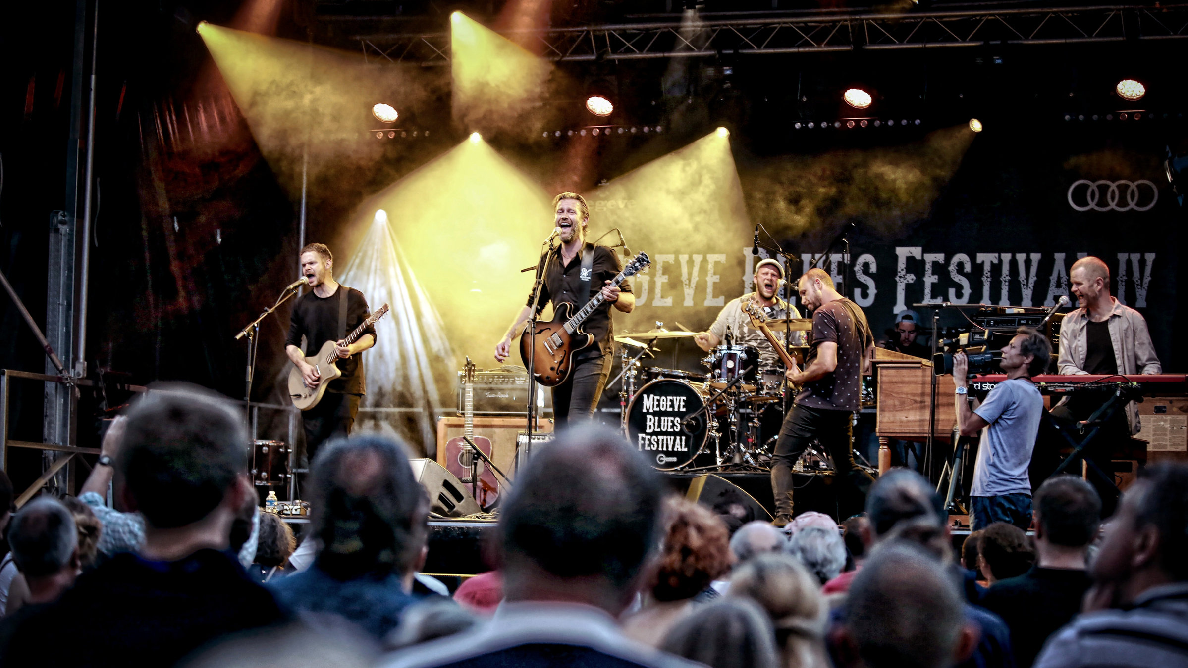 "Blues bleibt!": U.a. mit Mike Andersen und Band (Foto von 2017).