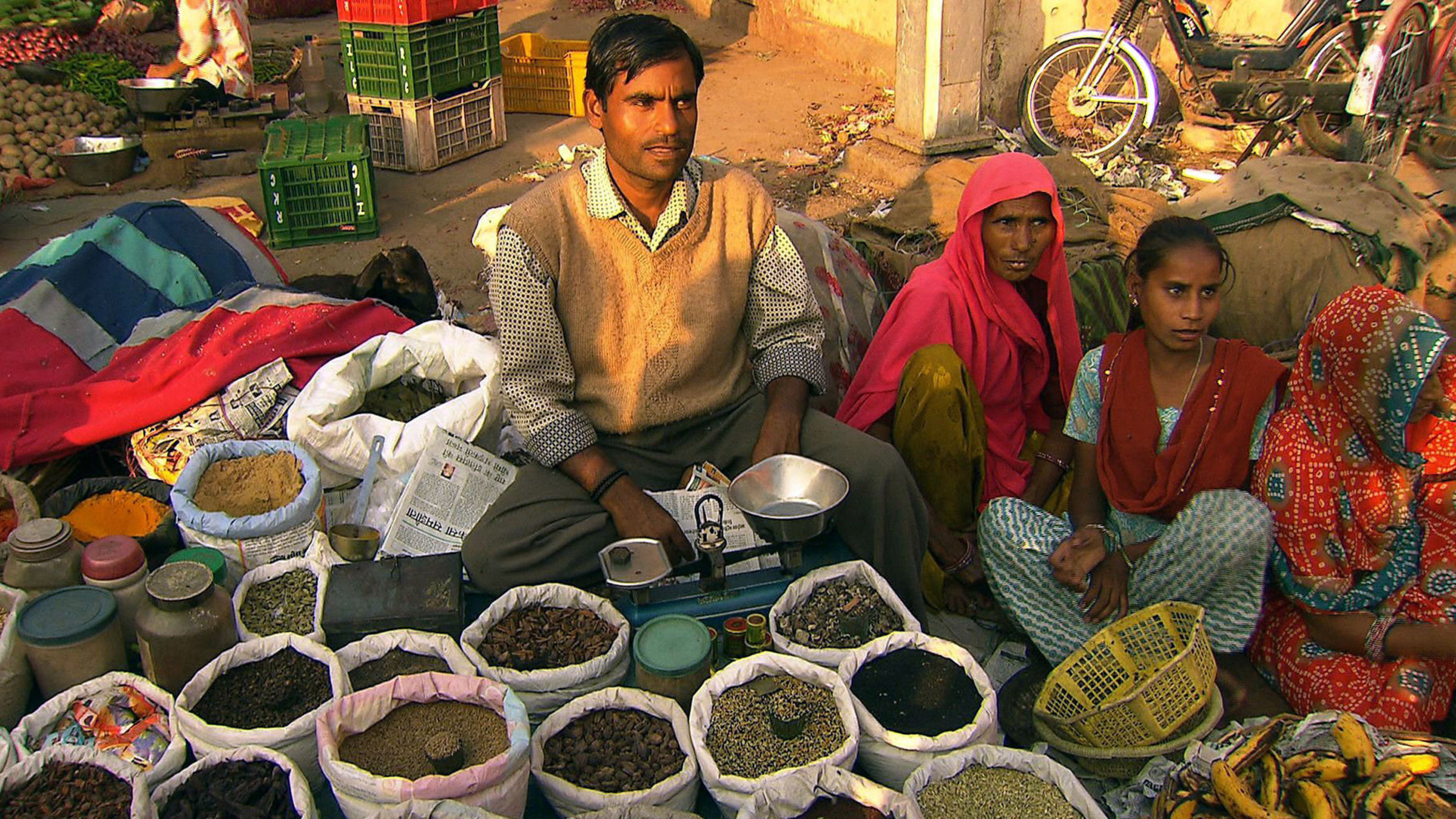 "Curry - Ein kulinarisches Missverständnis" - Gewürzmarkt in Jaipur.