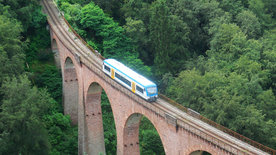 Rheinromantik in einem Zug