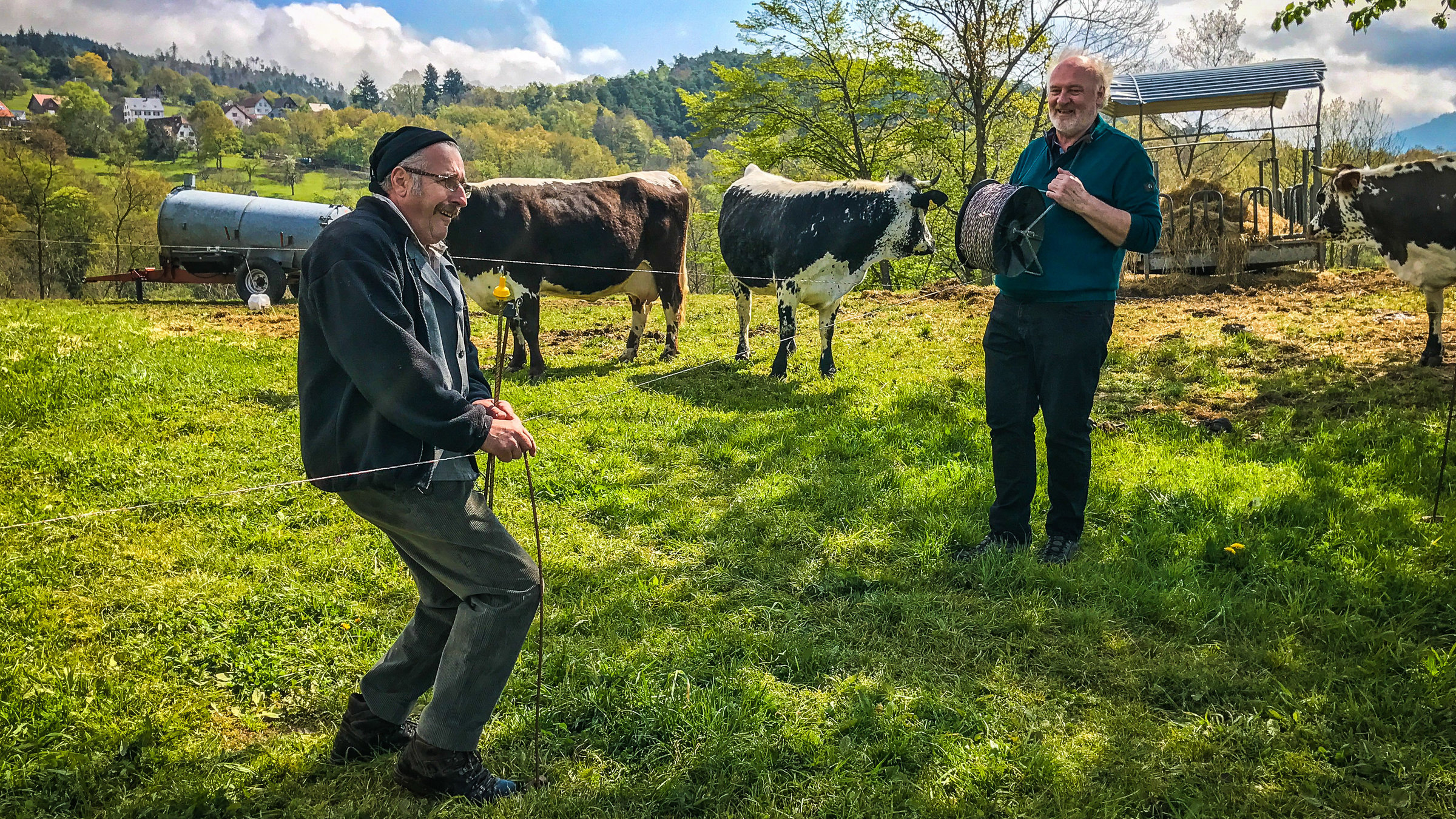 "Der Geschmack Europas: Das Elsass" - Lojze Wieser mit Bergbauer Jean-Paul Deybach
