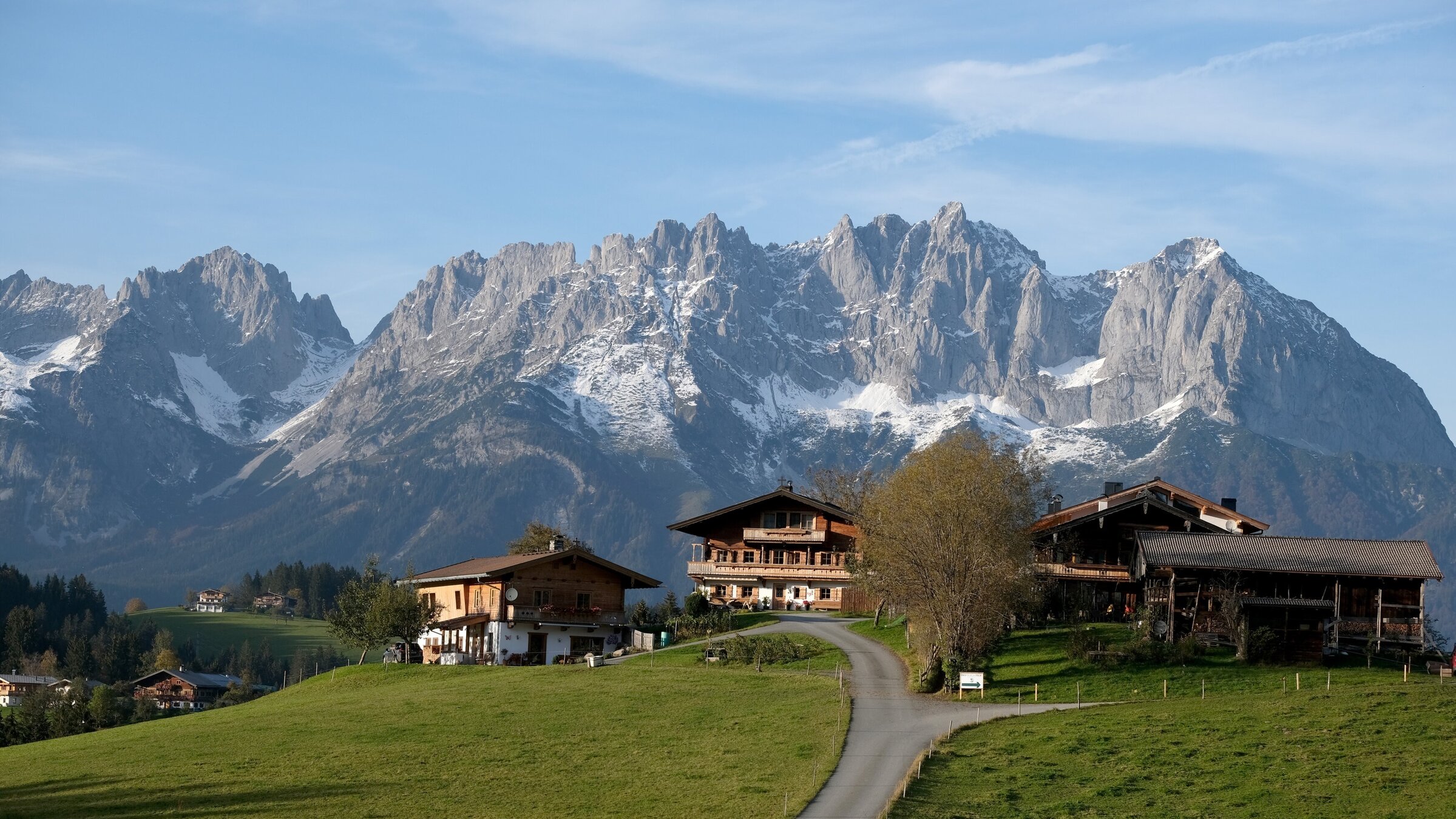"Kitzbühel: Ein Weltstar kann auch leise":  Der Wilde Kaiser.