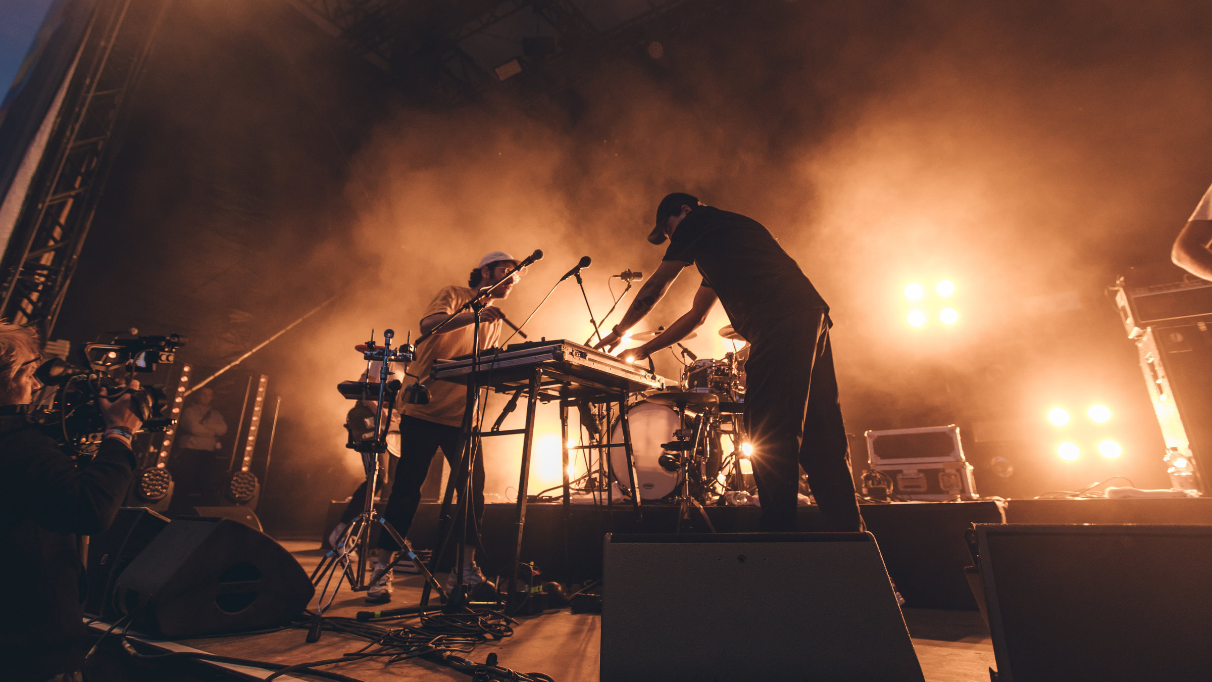 "PULS Open Air 2019": Leoniden auf der Bühne während des PULS Open Airs 2019 auf Schloss Kaltenberg.