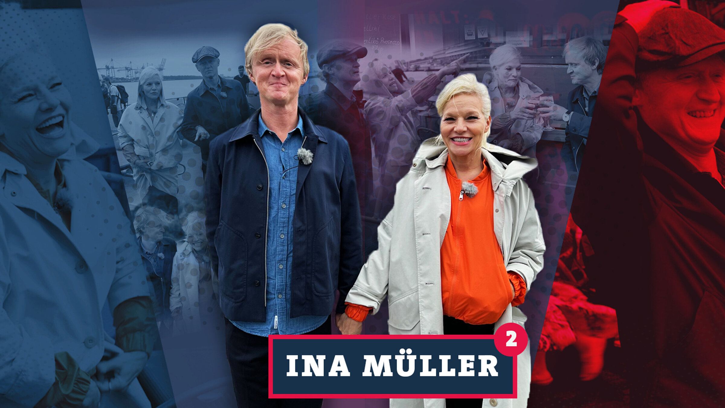 "Kurzstrecke mit Pierre M. Krause - Ina Müller hätte gerne Pierres Beine":Ina Müller und Pierre M. Krause.