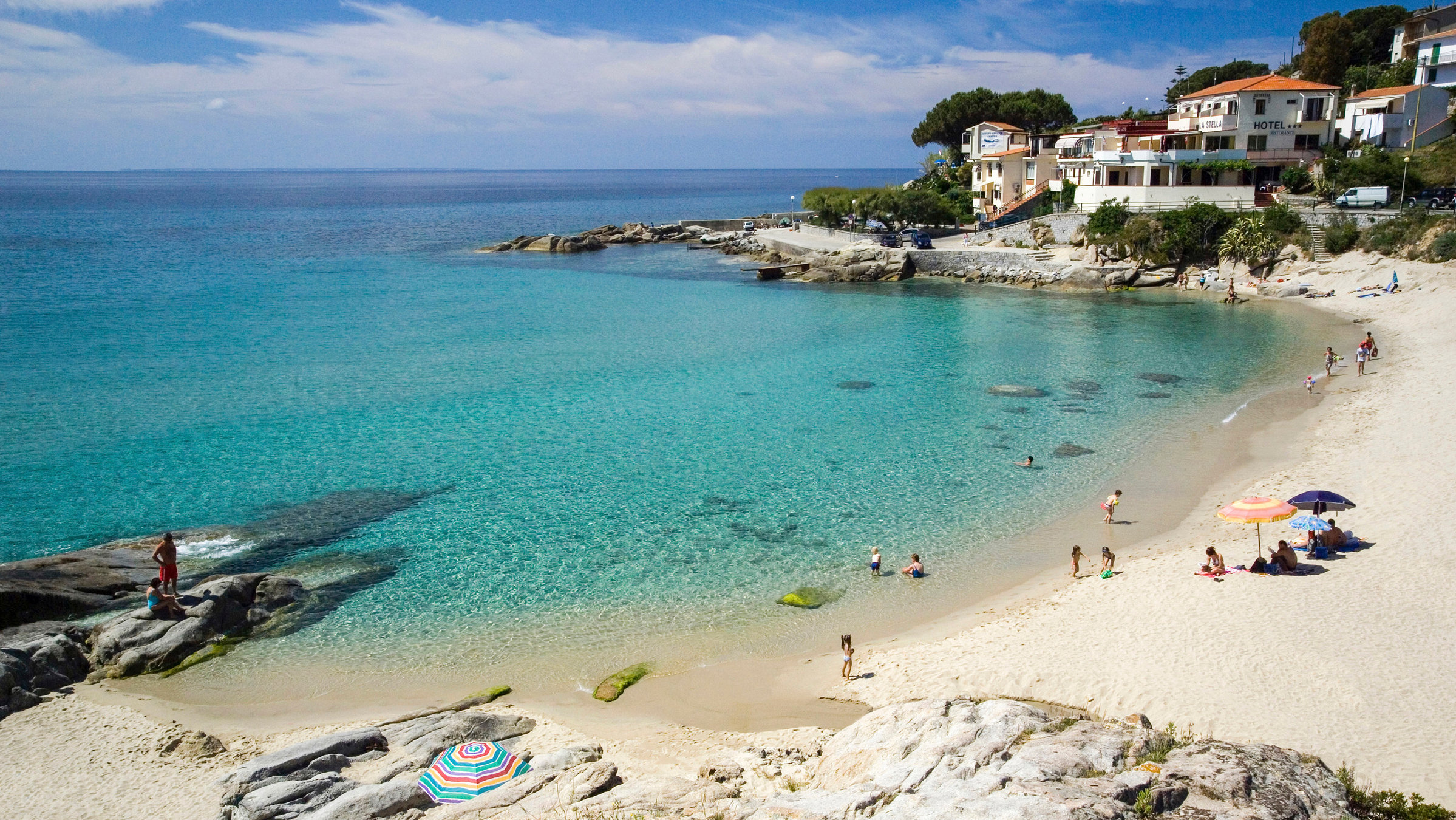 "An der toskanischen Küste": Strand bei der Gemeinde Campo nell'Elba.