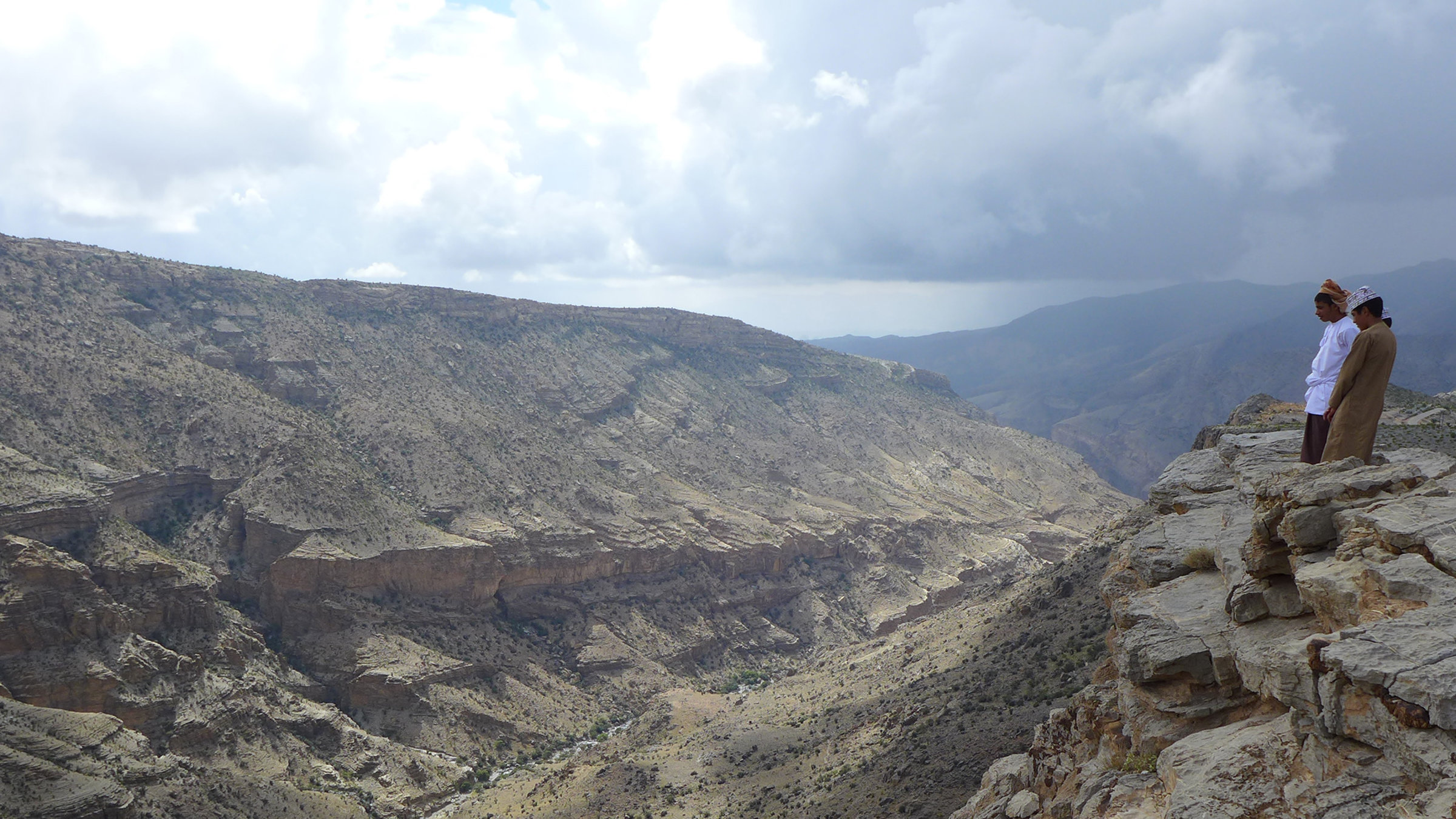 "Reisen in ferne Welten: Oman" - Canyon im Hadschar-Gebirge