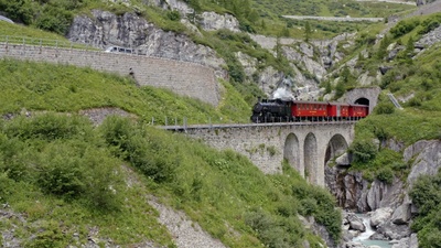 Spektakuläre Bergbahnen der Schweiz II:<br/>"Furka-Bergstrecke" - Die Gemütliche