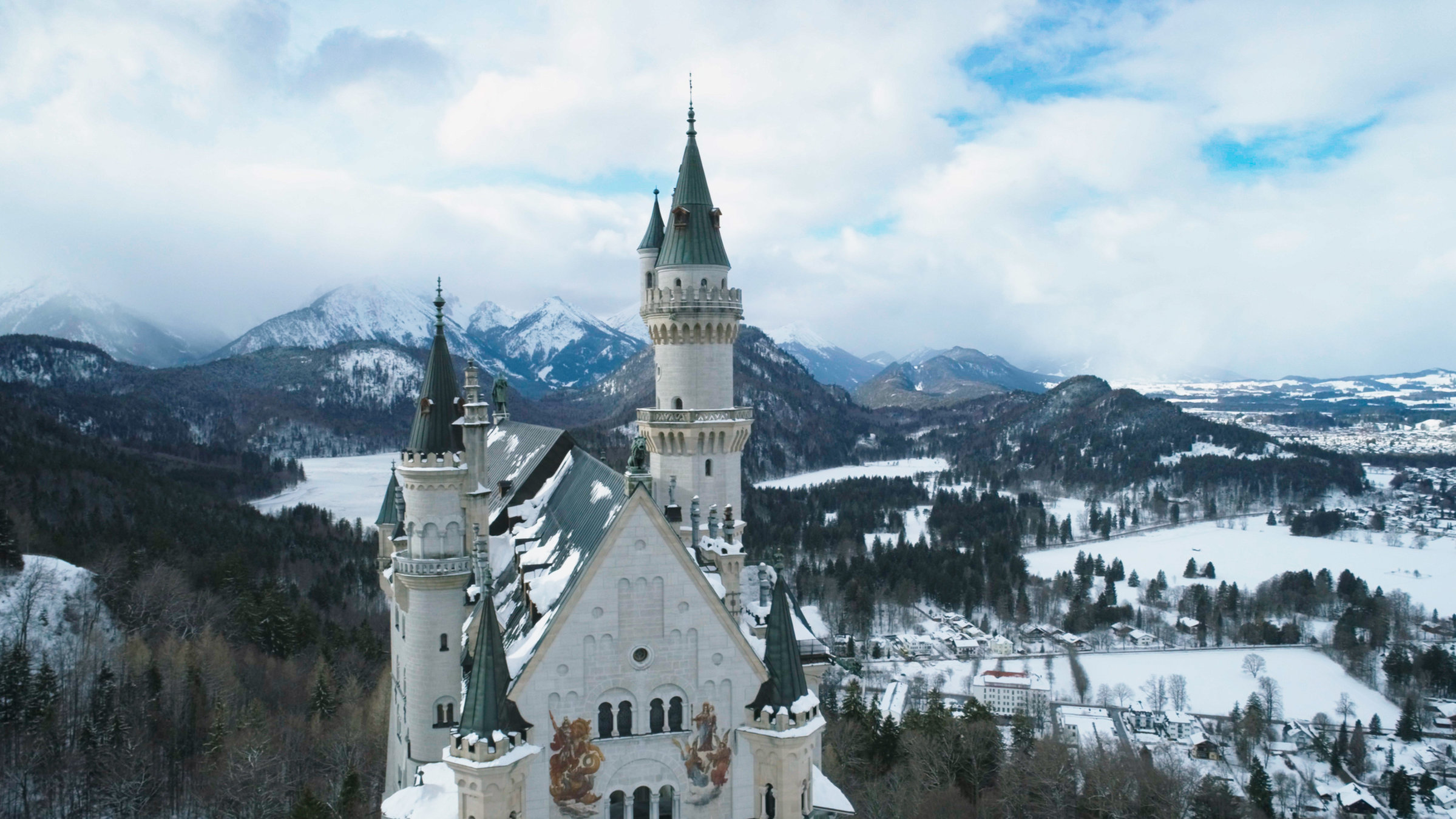 "Geheimnisvolles Schloss Neuschwanstein": Schloss Neuschwanstein.