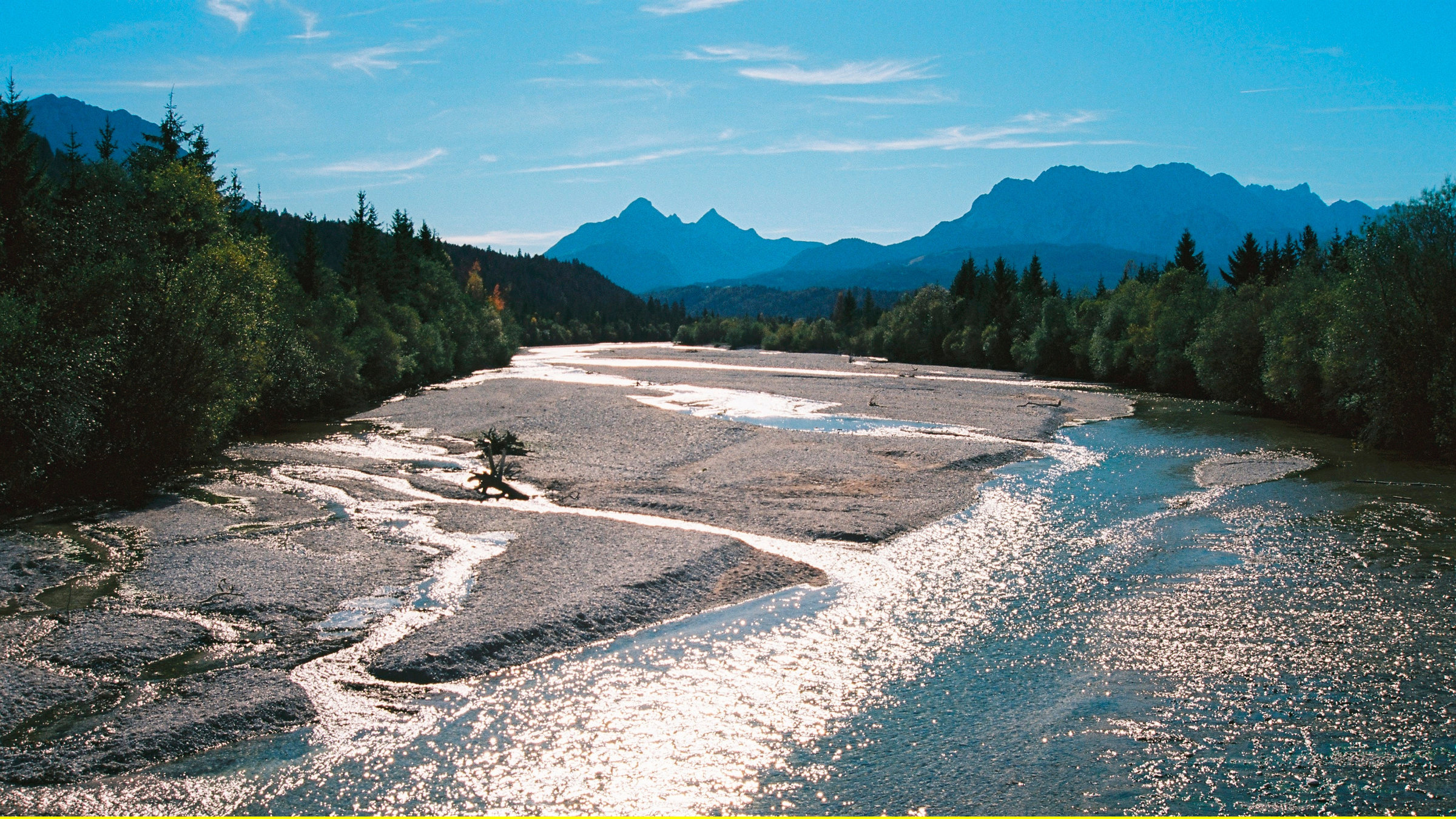 "Wasser für die wilde Isar": Die Isar bei Wallgau.