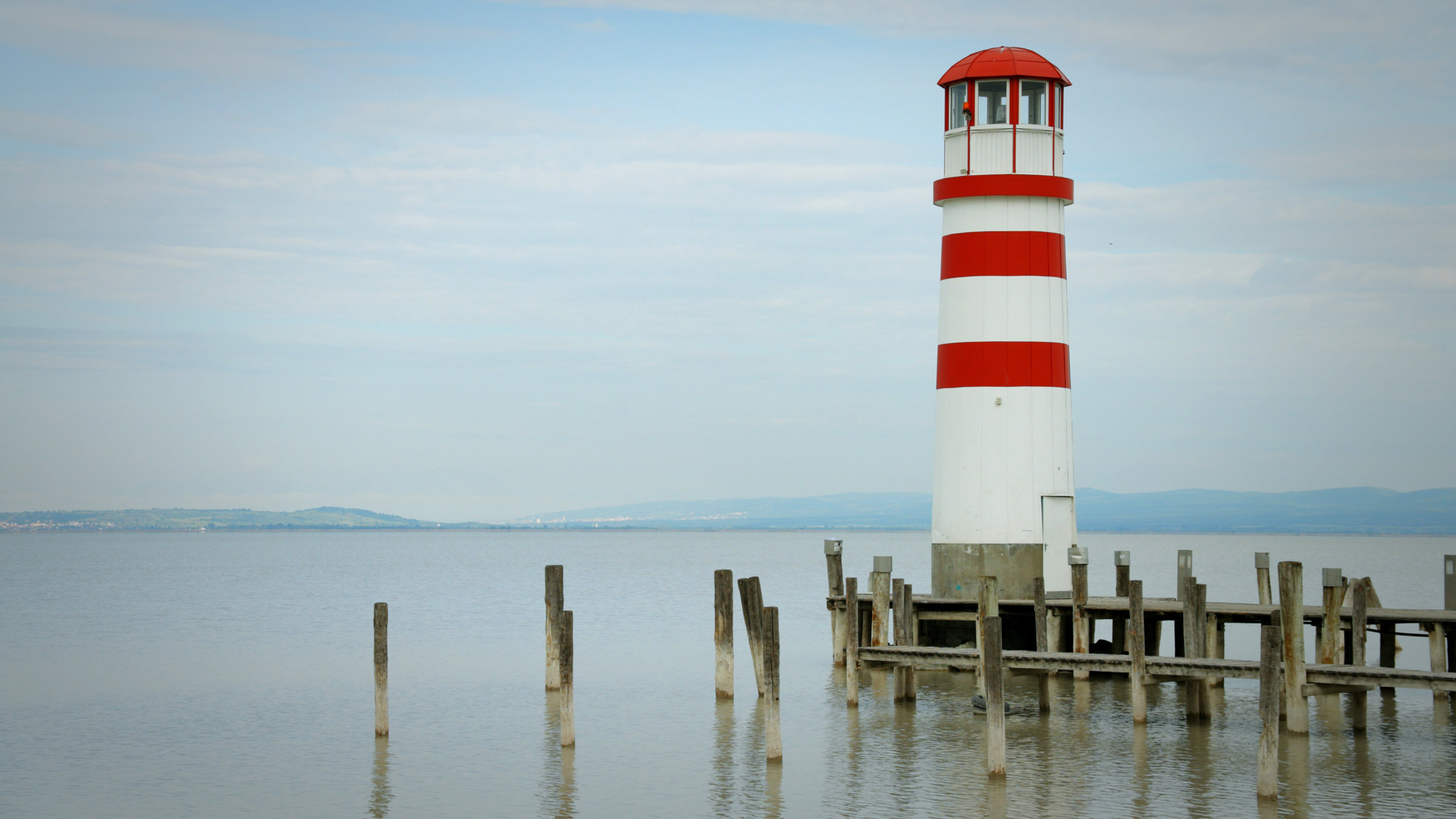 "Seenland Österreich – Neusiedler See und Seewinkel": Leuchtturm Podersdorf.