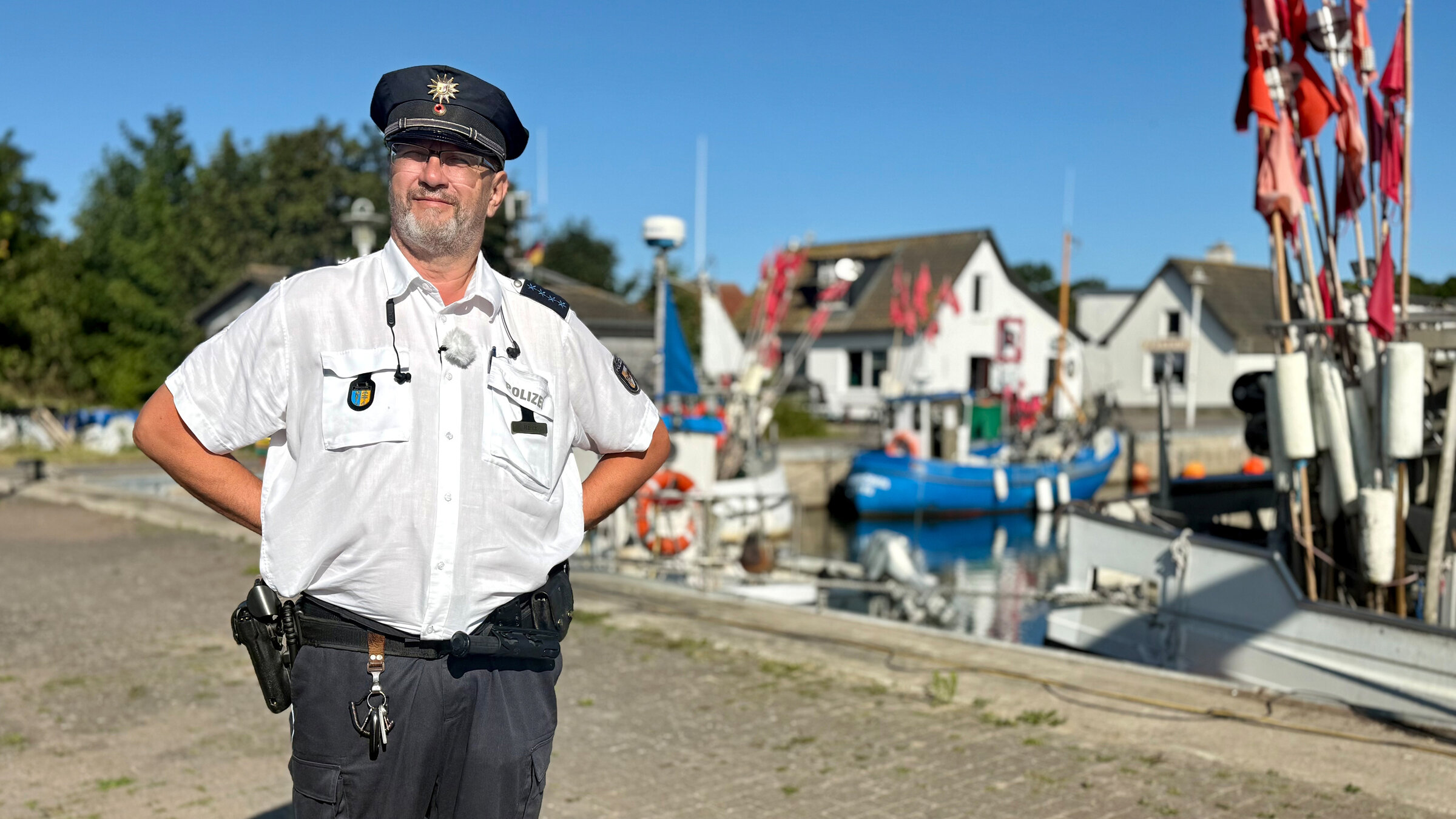 "Die Nordreportage: Eine Insel. Ein Polizist": Der einzige ganzjÃ¤hrig auf Hiddensee stationierte Polizist: Polizeihauptmeister Thomas Moritz.