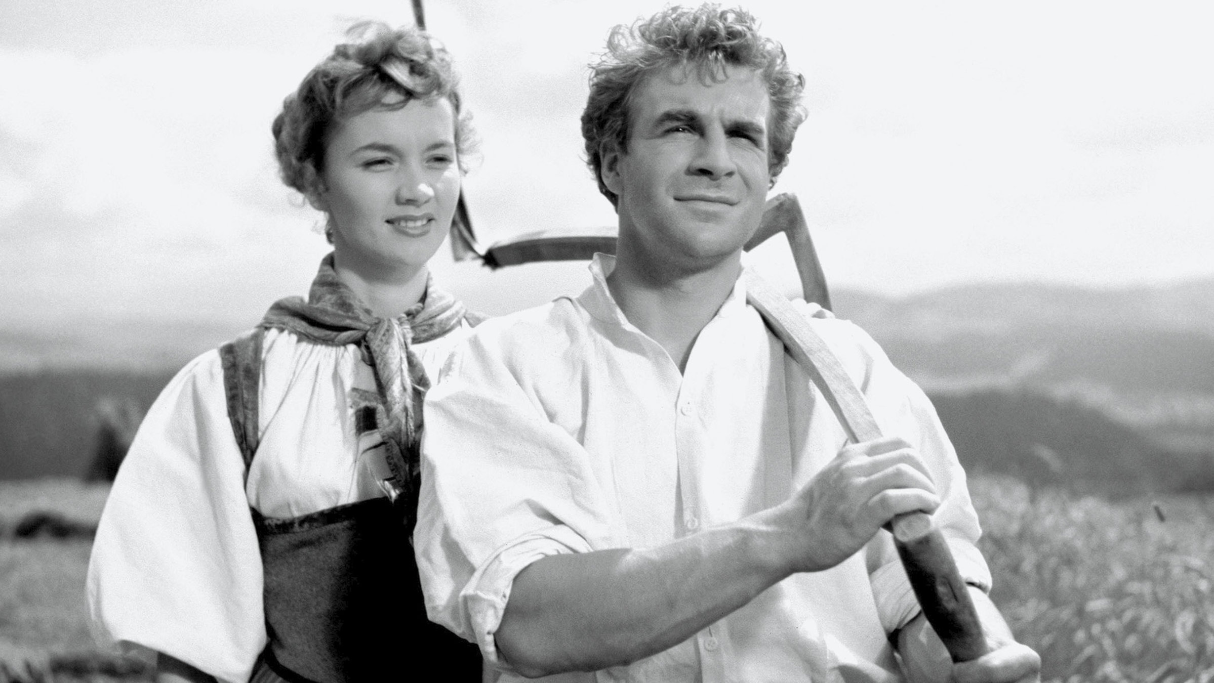 "Uli, der Pächter": Vreneli (Liselotte Pulver) und Uli (Hannes Schmidhauser)