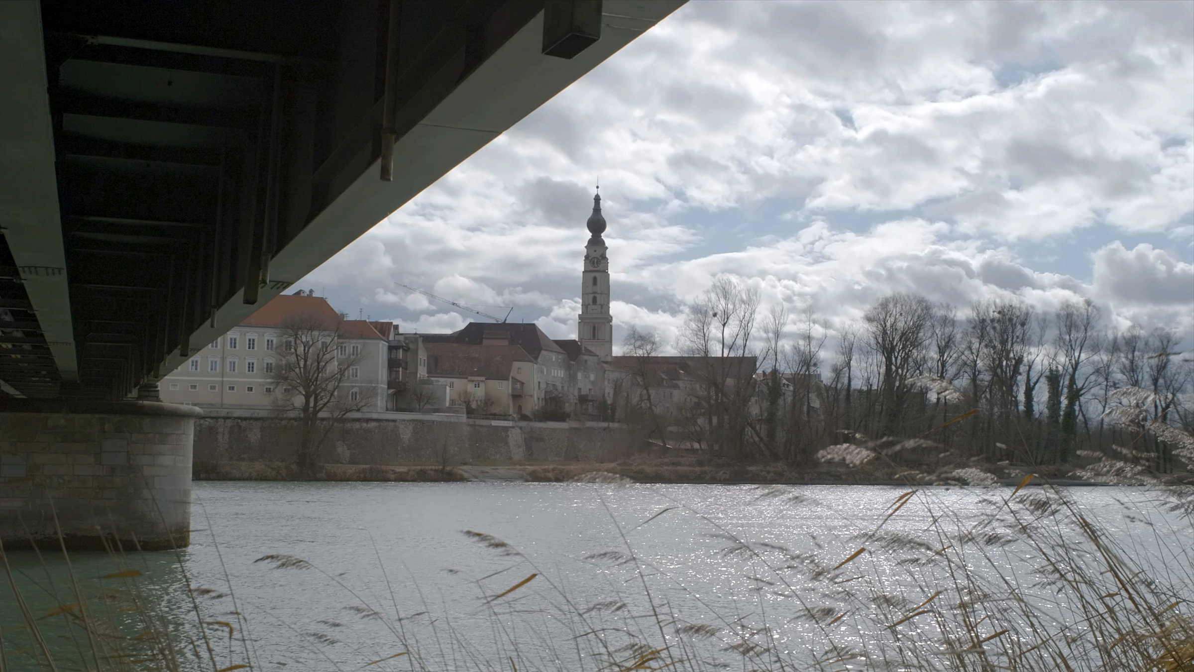 "Der lange Weg zum Anschluss": Brücke bei Braunau.