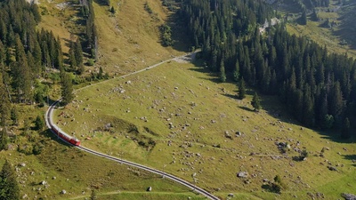 Spektakuläre Bergbahnen der Schweiz II:<br/>"Schynige-Platte-Bahn" - Die Bedächtige